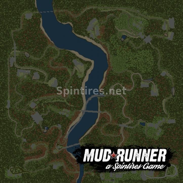 Карта «На семи холмах» для Spintires: MudRunner (v14.08.19) для Spintires 