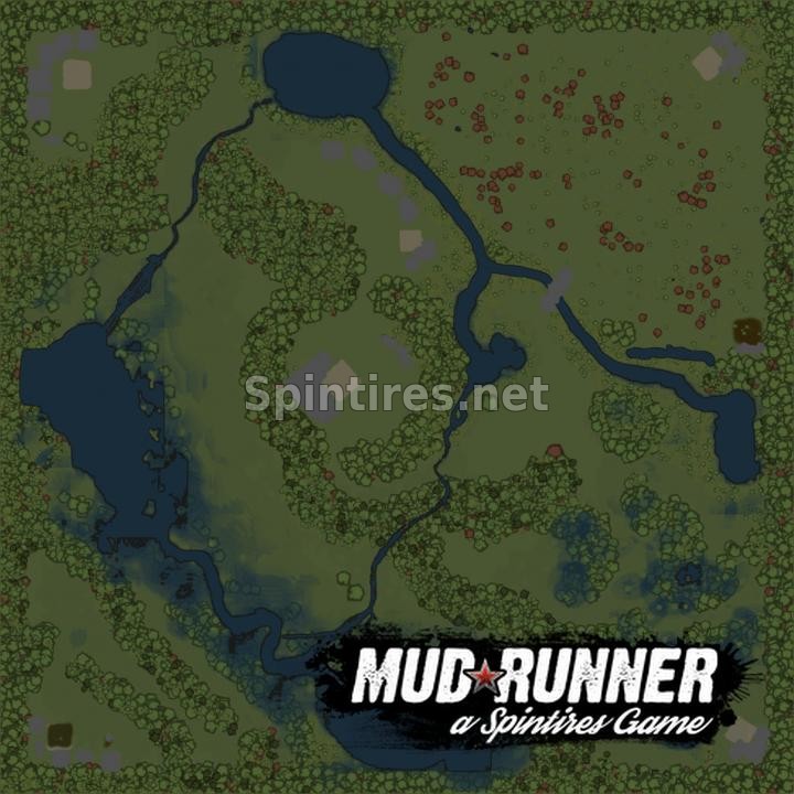 Карта «Болото Кальчугино» для Spintires: MudRunner (v22.03.19) для Spintires 
