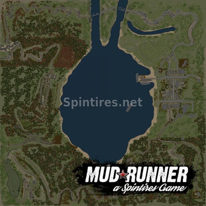 Карта «Around the Lake»» для Spintires: MudRunner (v14.08.19) для Spintires 