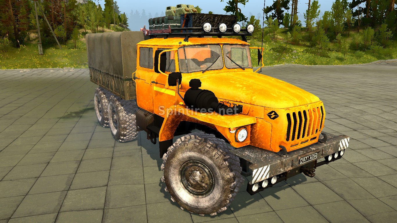 Мод Урал желтый для Spintires: MudRunner (v10.06.19) для Spintires 