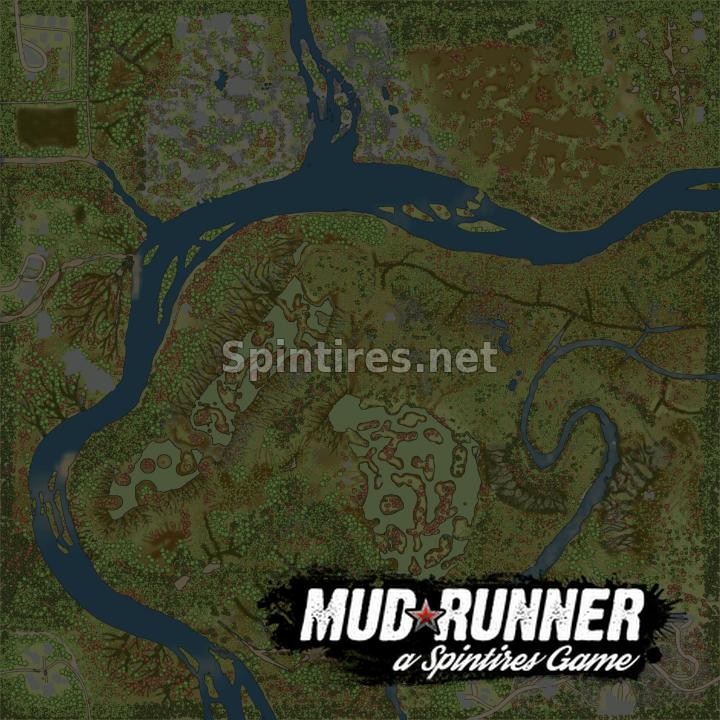 Карта «Дикая местность» для Spintires: MudRunner (v14.08.19) для Spintires 