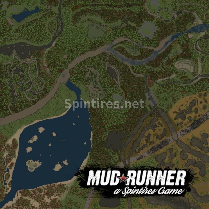 Карта «Ленинградская область» для Spintires: MudRunner (v14.08.19) для Spintires 