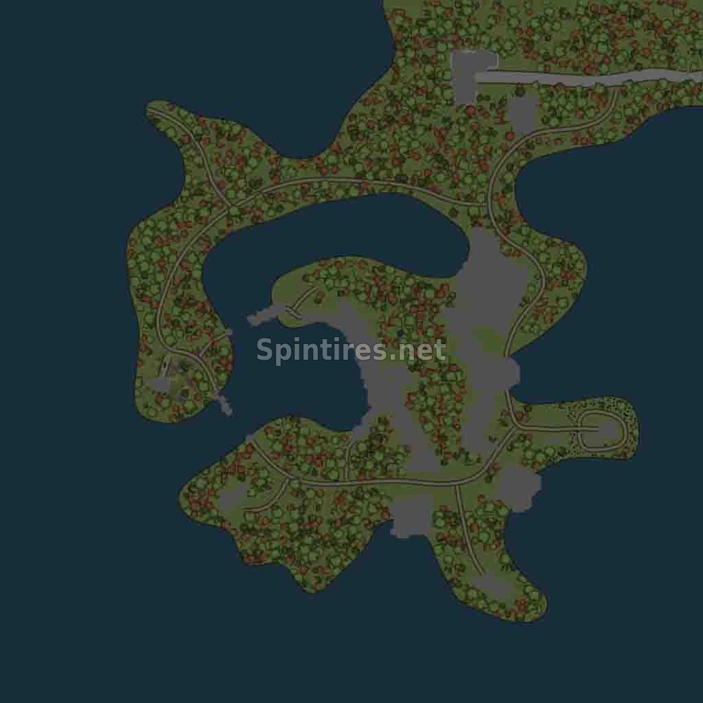 Карта «Полуостров» для Spintires: MudRunner (v14.08.19) для Spintires 