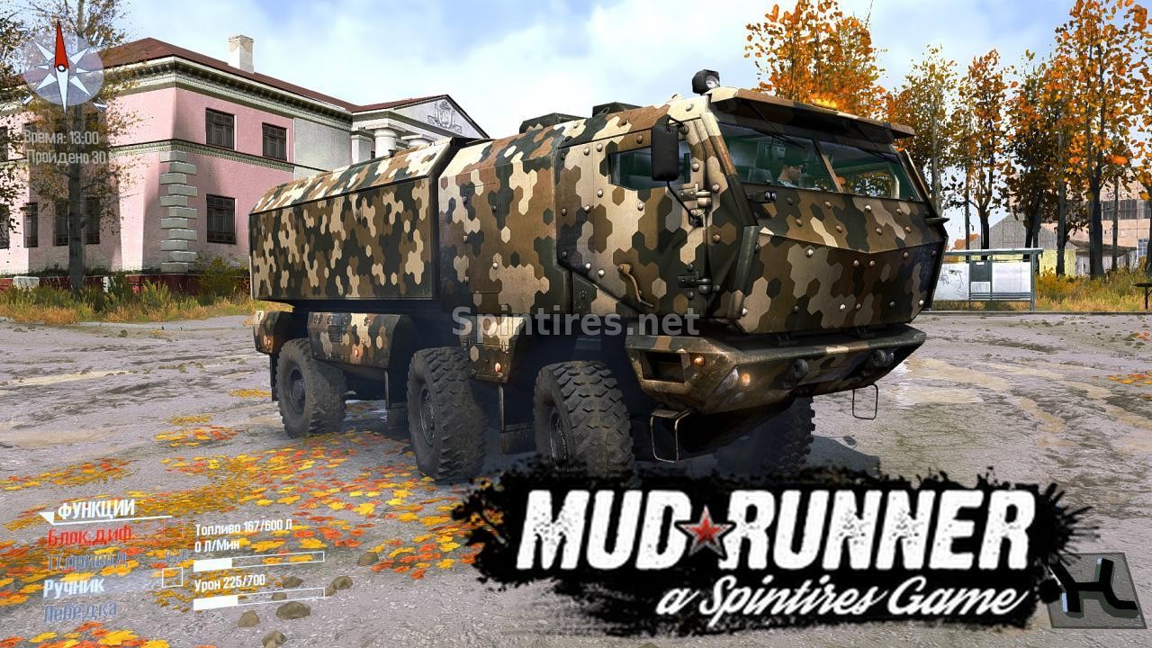 Мод КАМАЗ-63968 Тайфун для Spintires: MudRunner (v10.06.19) для Spintires 