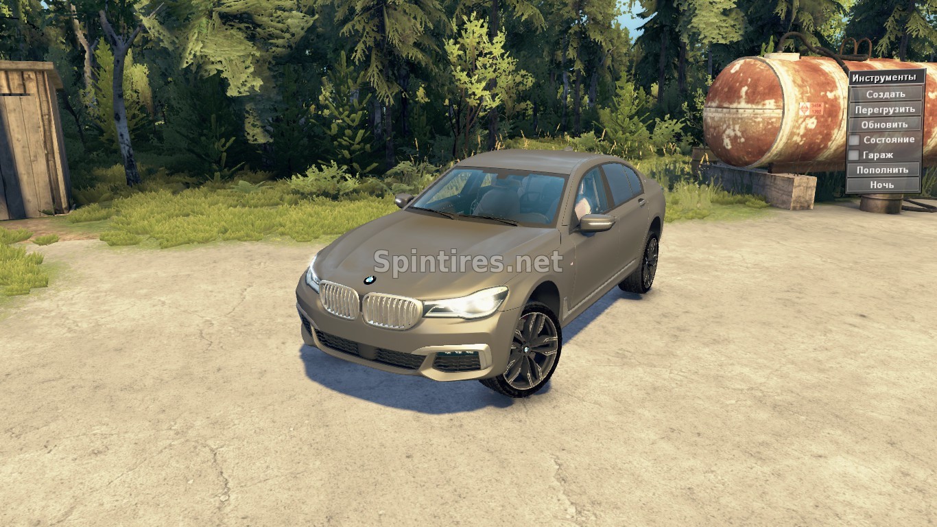 Мод BMW M760i 2017 для SpinTires v03.03.16 для Spintires 